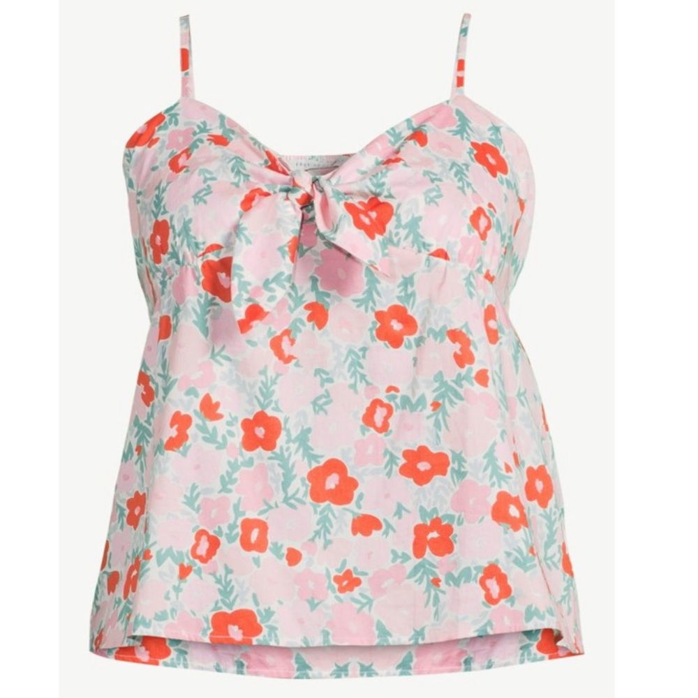 NWT Women's Tank Top with Tie Front